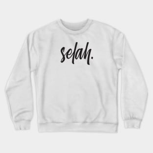 Selah. (Black) Crewneck Sweatshirt